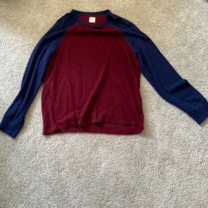 Men’s Merona Size Large Cotton Long Sleeve Tee
